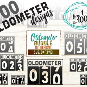 Oldometer Svg Bundle. Oldometer Svg. Birthday Svg. Birthday Design Svg. Birthday Boy Svg. Cricut Silhouette, dxf, png, svg