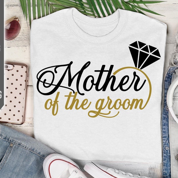 Mother of the Groom Svg. Wedding Svg. Groom Team Svg. Wedding Roles Svg. Wedding Party Svg. Cricut, Silhouette, Iron On, Dxf, Eps, Png, Pdf