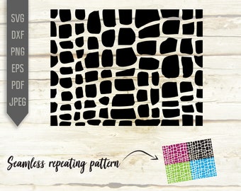 Reptile Skin Seamless Pattern Svg. Repeatable Pattern. Repeat Pattern Svg. Reptile Svg. Reptile Print Bacground. Cricut, Silhouette, Dxf Eps