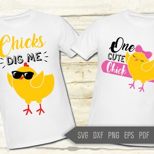 Bruder und Schwester Ostern Svg. Ostern passende Shirts Svg. Küken graben mich Svg. Ein süßes Küken Svg. Bruder und Schwester Svg. Geschwister Svg, dxf