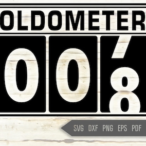 8o Compleanno Svg. Oldometer Svg. Ragazzo Compleanno Svg. Otto Anni Svg. Compleanno Ragazzo Svg. Car Svg. Odometro Svg. Cricut, Silhouette, dxf eps png