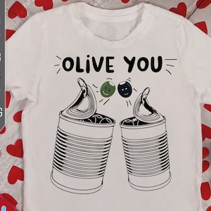 Olive Você Svg. Eu te amo SVG. Dia dos Namorados SVG. Coração SVG. Amor SVG. Dia dos Namorados Cricut, Silhueta, dxf