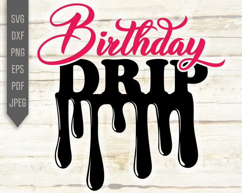 Download Birthday Drip Svg. Afro Queen Svg. Birthday Girl Svg. Birthday | Etsy