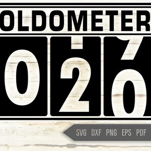 20º aniversário SVG. Oldômetro Svg. Homem Aniversário Svg. Vinte Anos SVG. Aniversariante Svg. Carro Svg. Odômetro SVG. Cricut, Silhueta, dxf, eps