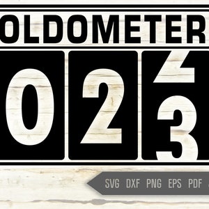 23e anniversaire Svg. Oldometer Svg. Man Birthday Svg. Twenty Three Years Svg. Birthday Boy Svg. Car Svg. Odometer Svg. Cricut, Silhouette, dxf