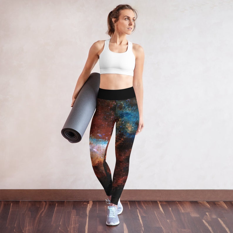 Workout pants Celestial yoga leggings Celestial bodies leggings Galaxy yoga pants Running tights