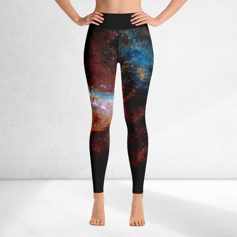 Workout pants Celestial yoga leggings Celestial bodies leggings Galaxy yoga pants Running tights