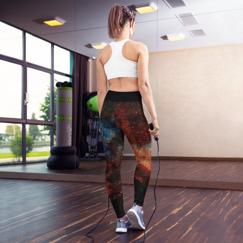Workout pants Celestial yoga leggings Celestial bodies leggings Galaxy yoga pants Running tights