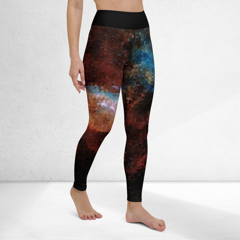 Workout pants Celestial yoga leggings Celestial bodies leggings Galaxy yoga pants Running tights