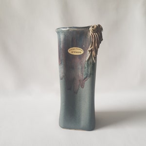 ヴィンテージ陶器花瓶、クライヒガウ陶器手作り花瓶、アート陶器花瓶、西ドイツスタジオ陶器、デザイナー陶器花瓶