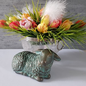 Easter lamb, Easter sheep made of ceramic for Easter, Easter decoration, ceramic sheep, ceramic lamb, Easter table decoration