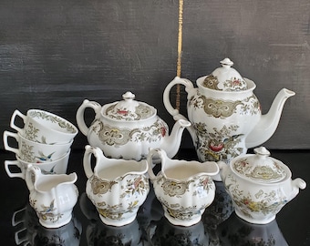 リッジウェイ アンティーク イギリス製 c1815 磁器 グリーシアン