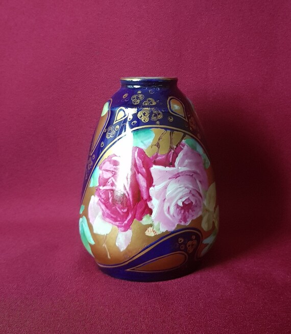 Antique Austria Porcelain Vase Turn Vienna Ernst Wahliss - Etsy