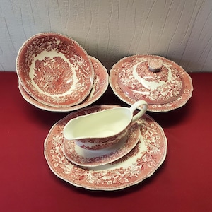 Avon cottage plate - Etsy 日本
