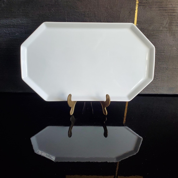Rosenthal studio-linie ホワイト角型ボウル Vintage Rosenthal Porcelain Studio-line, Polygon White Decor