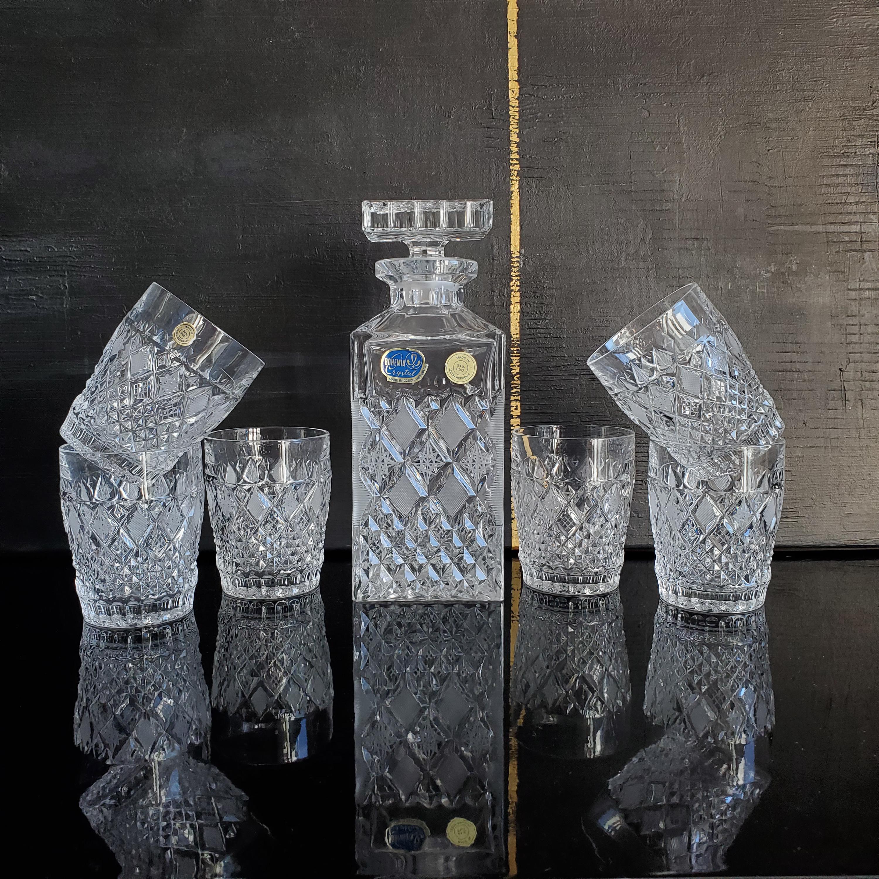 Crystal 24 Pbo Decanter - Etsy Crystal 24 Pbo Decanter - Etsy