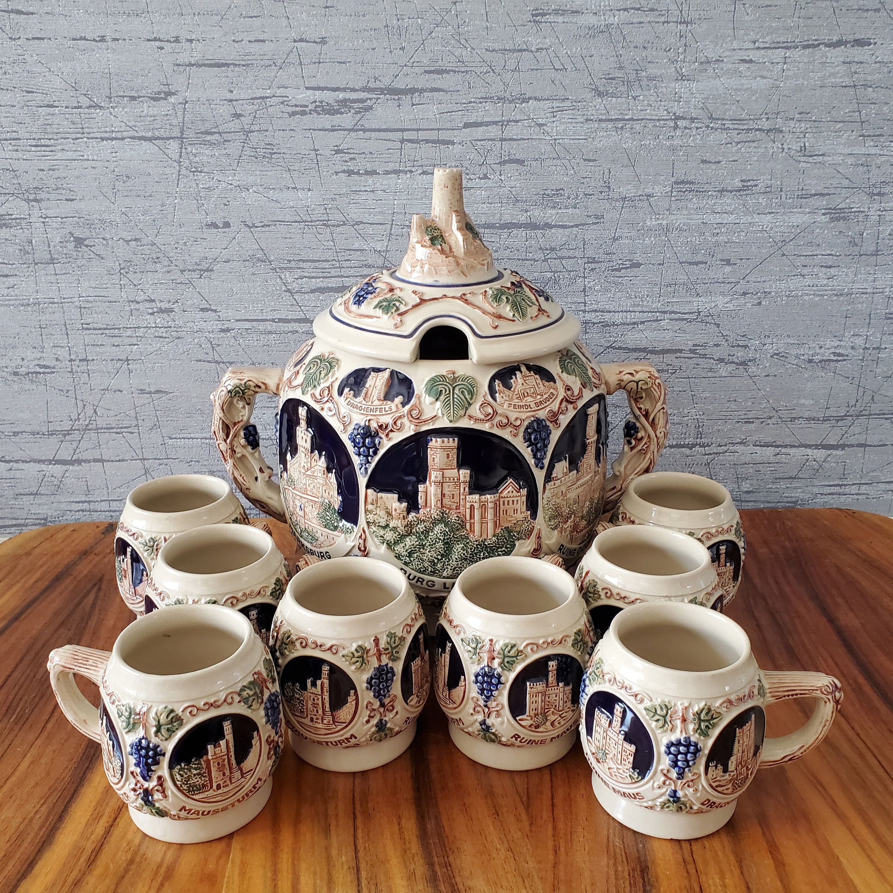 Gerz West Germany Punch Bowl - Etsy