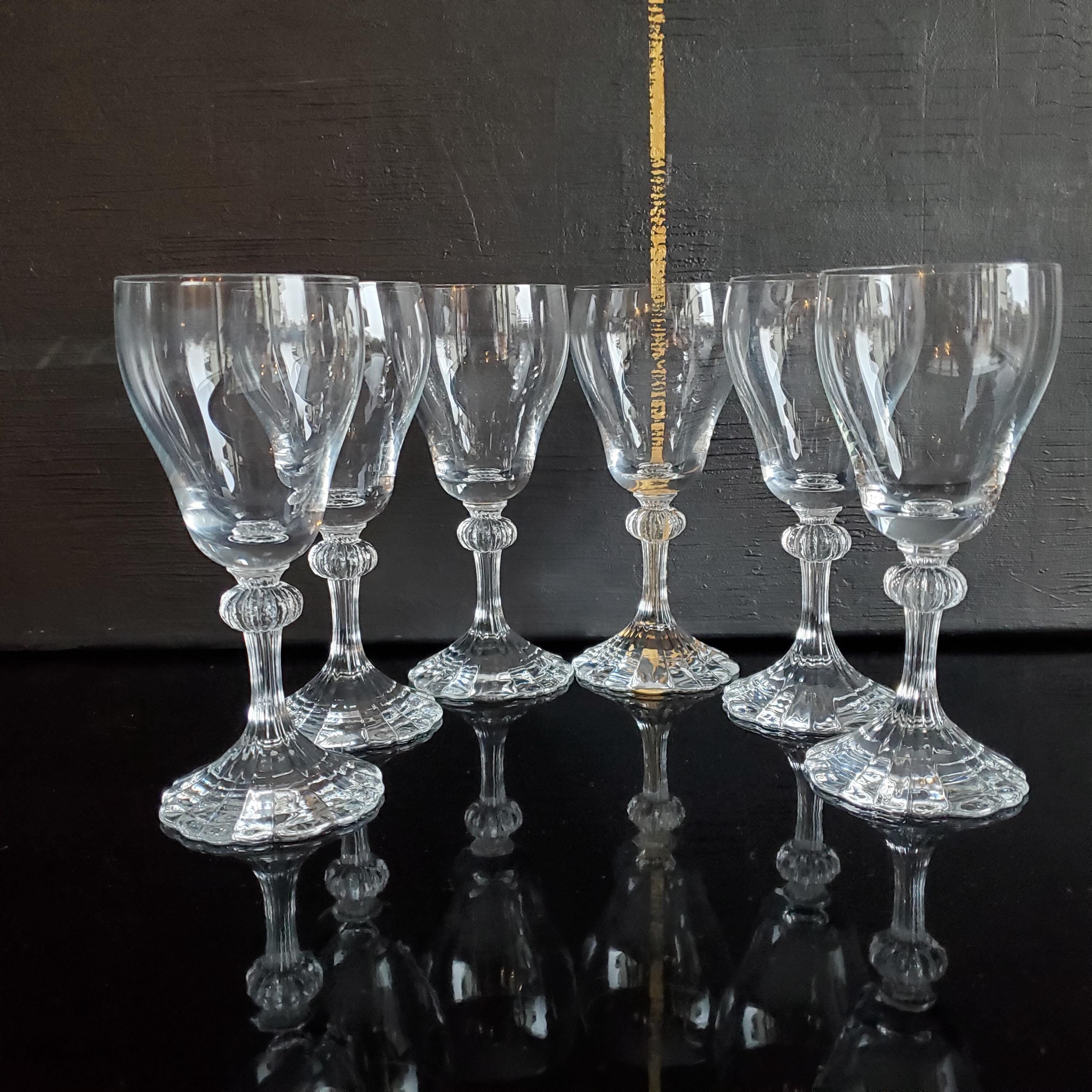 6 x Weingläser von Hutschenreuther,sehr seltene Serie, Design Zwiebelnuster,Set mit 6 Gläser,Weißweingläser,Rotweingläser,Wassergläser