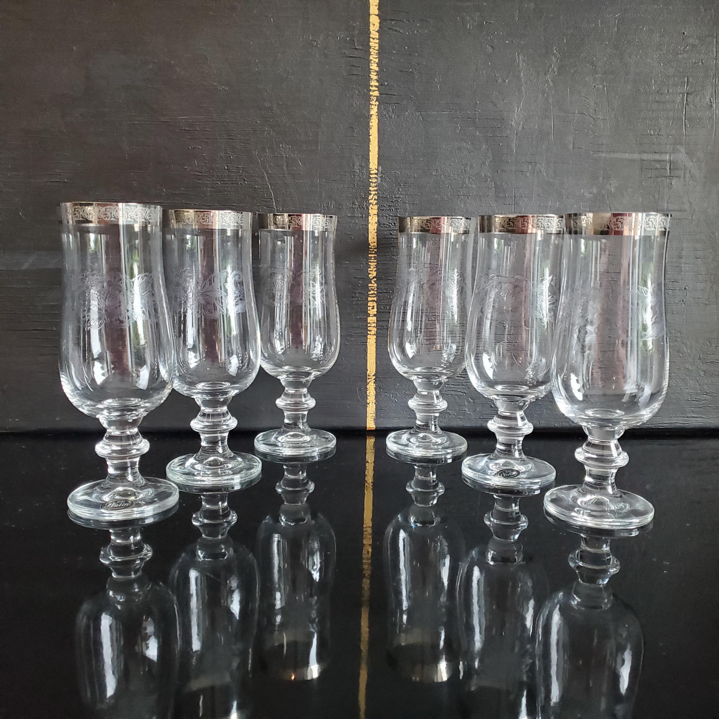 Beautiful Beer Glasses, Beer Tulips, From Veba Glas Germany