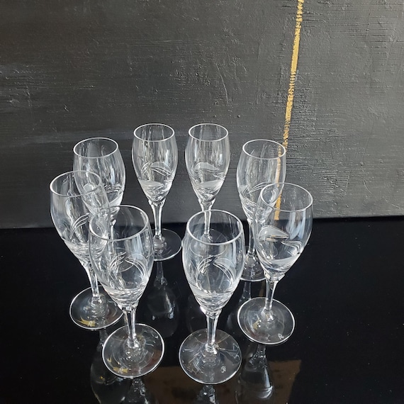 Nachtmann 8 x Kristall Sherrygläser,Vodkagläser,sehr elegante Serie Vanessa von Nachtmann,Weitere Gläser aus diese Serie im meinem Shop