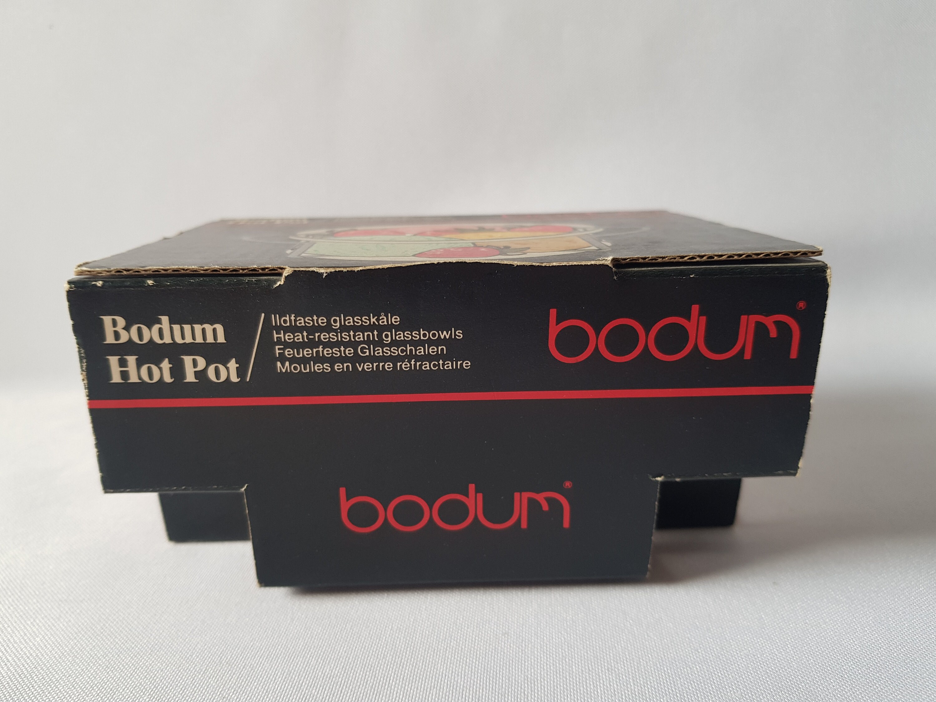 ヴィンテージ キャセロール皿 5 個、Bodum Hot Pot 耐火ガラスボウル