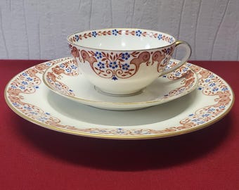 Service à Thé/café 3 Pièces Hutschenreuther Allemagne – Porcelaine Fine Blanche