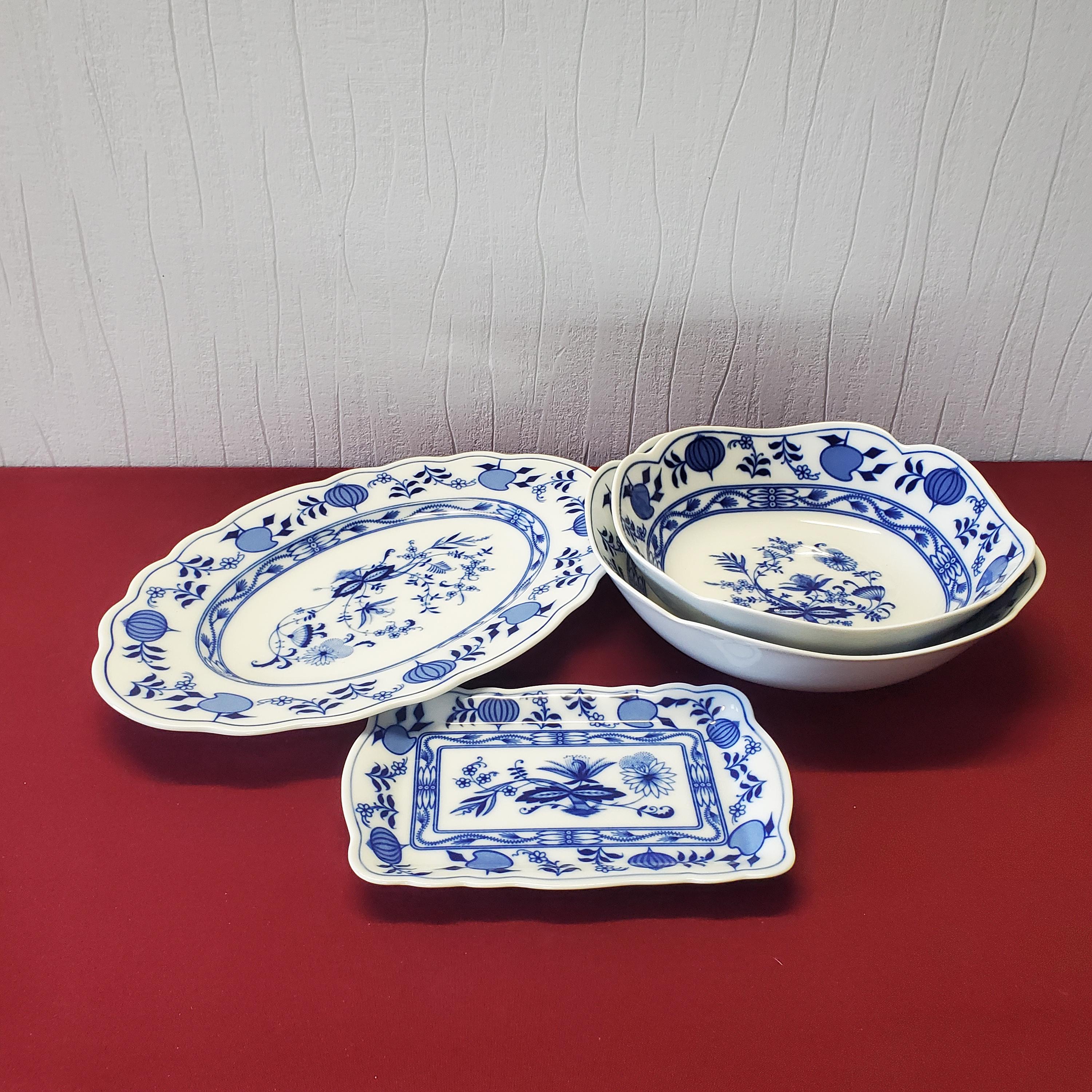 Blue onion dinner plate set - Etsy 日本