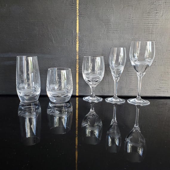 Nachtmann 8 x Kristall Sherrygläser,Vodkagläser,sehr elegante Serie Vanessa von Nachtmann,Weitere Gläser aus diese Serie im meinem Shop