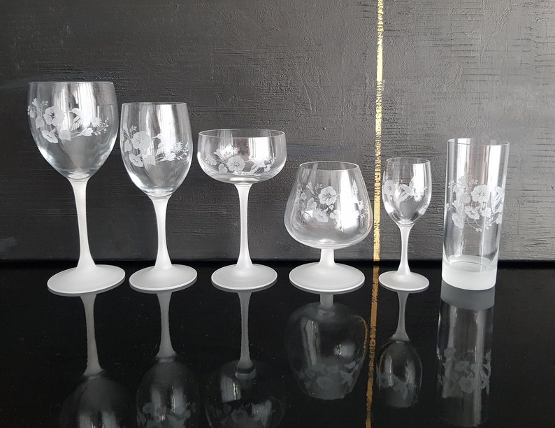 Avon Hummingbird, Very High-quality, Elegant Crystal Glasses, Mouth ...