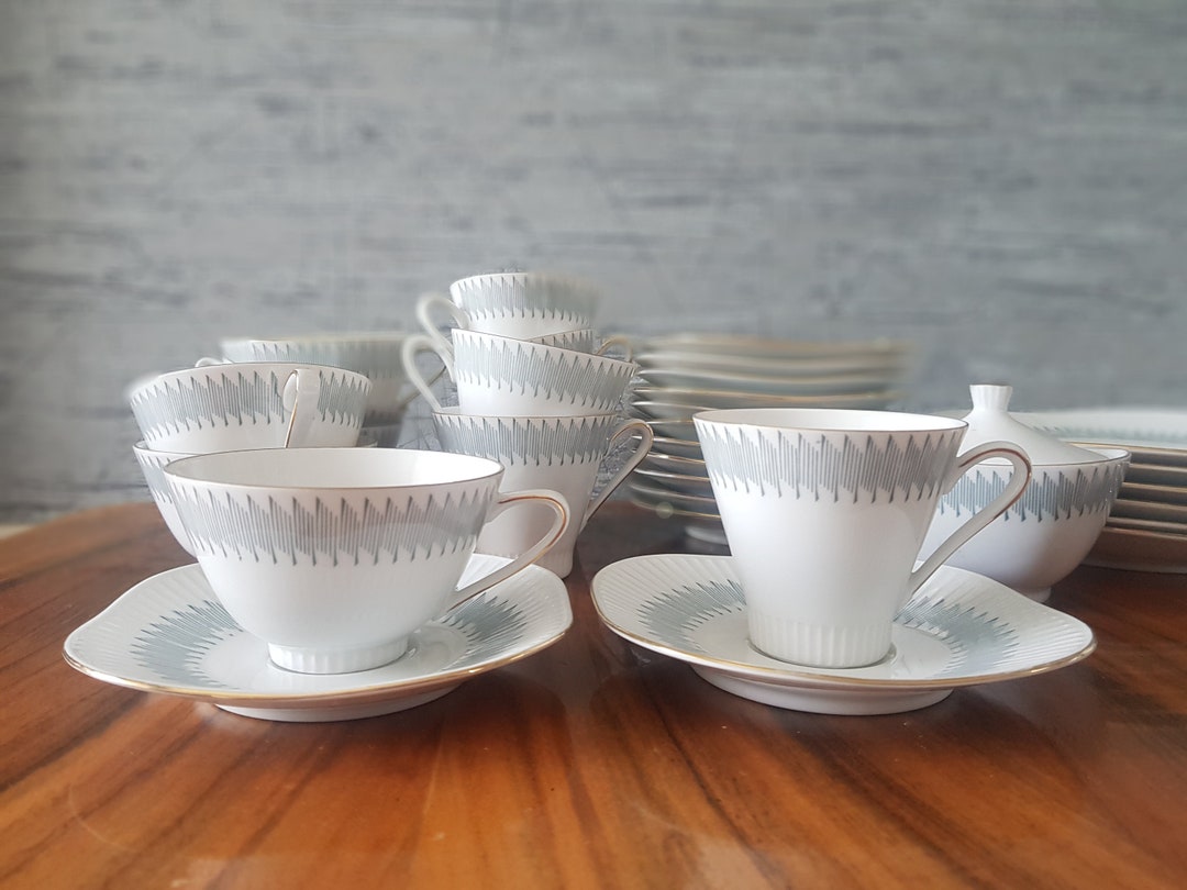 Service à café vintage Eschenbach Bavaria – 27 pièces - Arts de la table