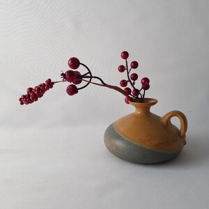 GeLive Keramik-Vase Im Vintage-Look – Klein, Weiß, Rustikal – Für Blumen, Diffusor Oder Deko Im Bauernhaus-Stil
