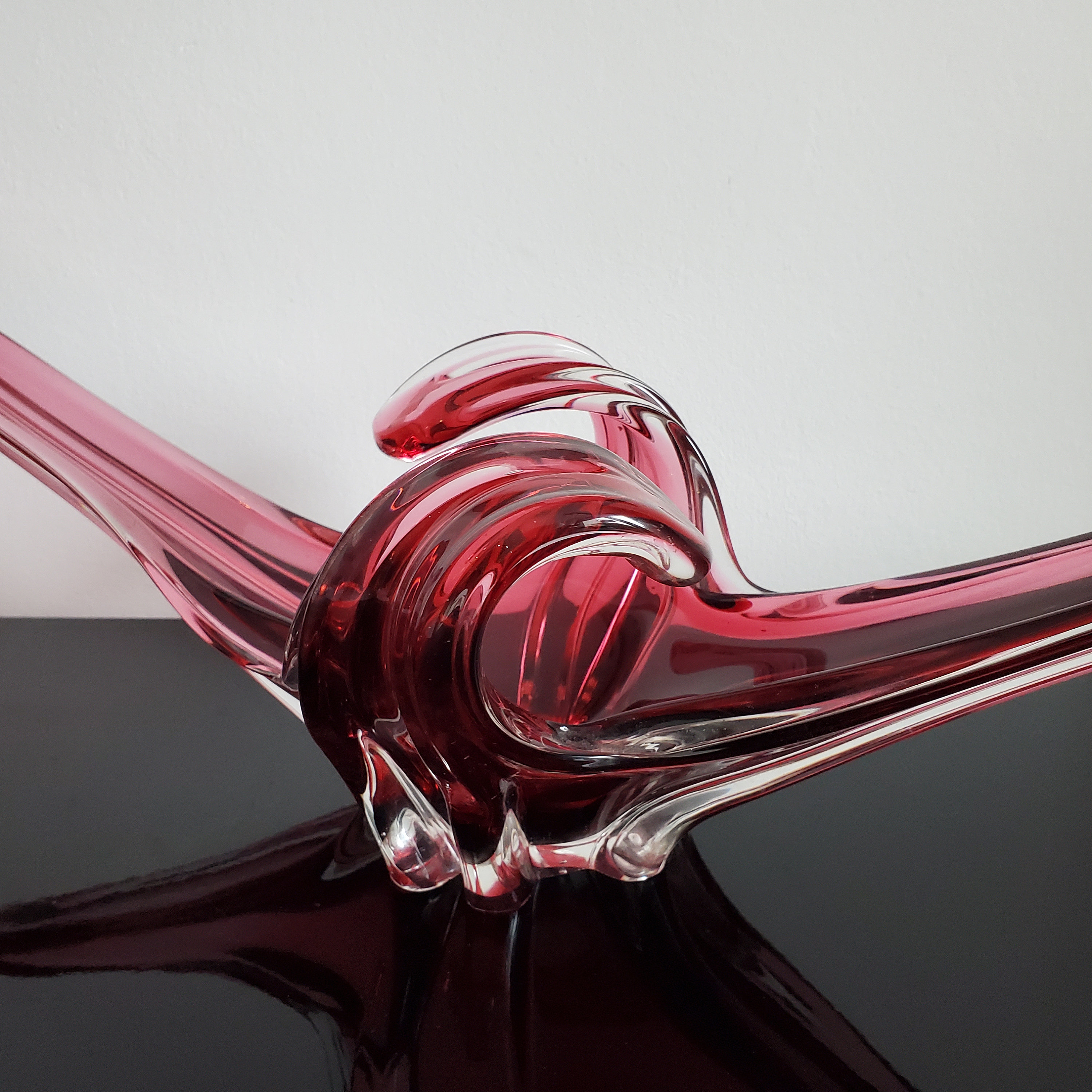 「Seguso Murano」黒いガラス製　置物 Seguso art glass - Etsy 日本