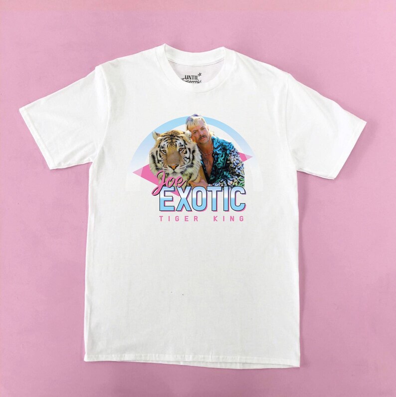 Joe Exotic Tee Tiger King Tshirt Netflix Show Carol Baskin Etsy