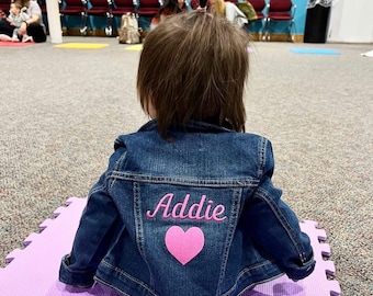 Classic Children Denim Jean Jacket for Babies, Toddlers and Children