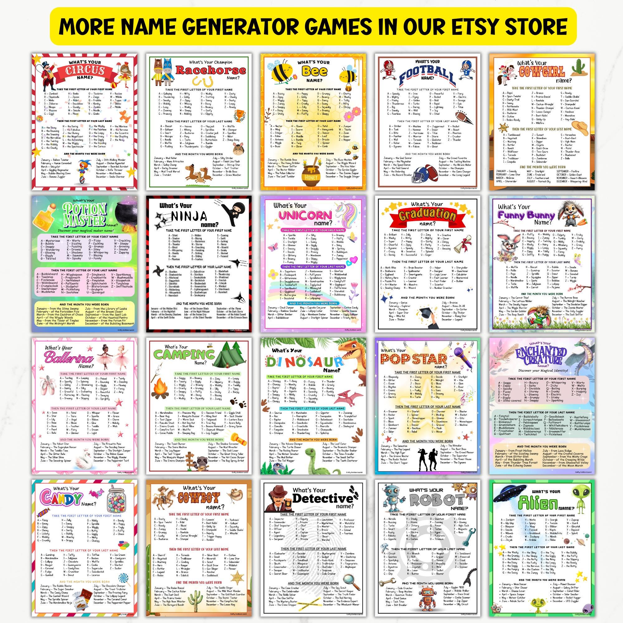 What's Your Secret Agent Name, Spy Codename Generator Game, Mystery ...