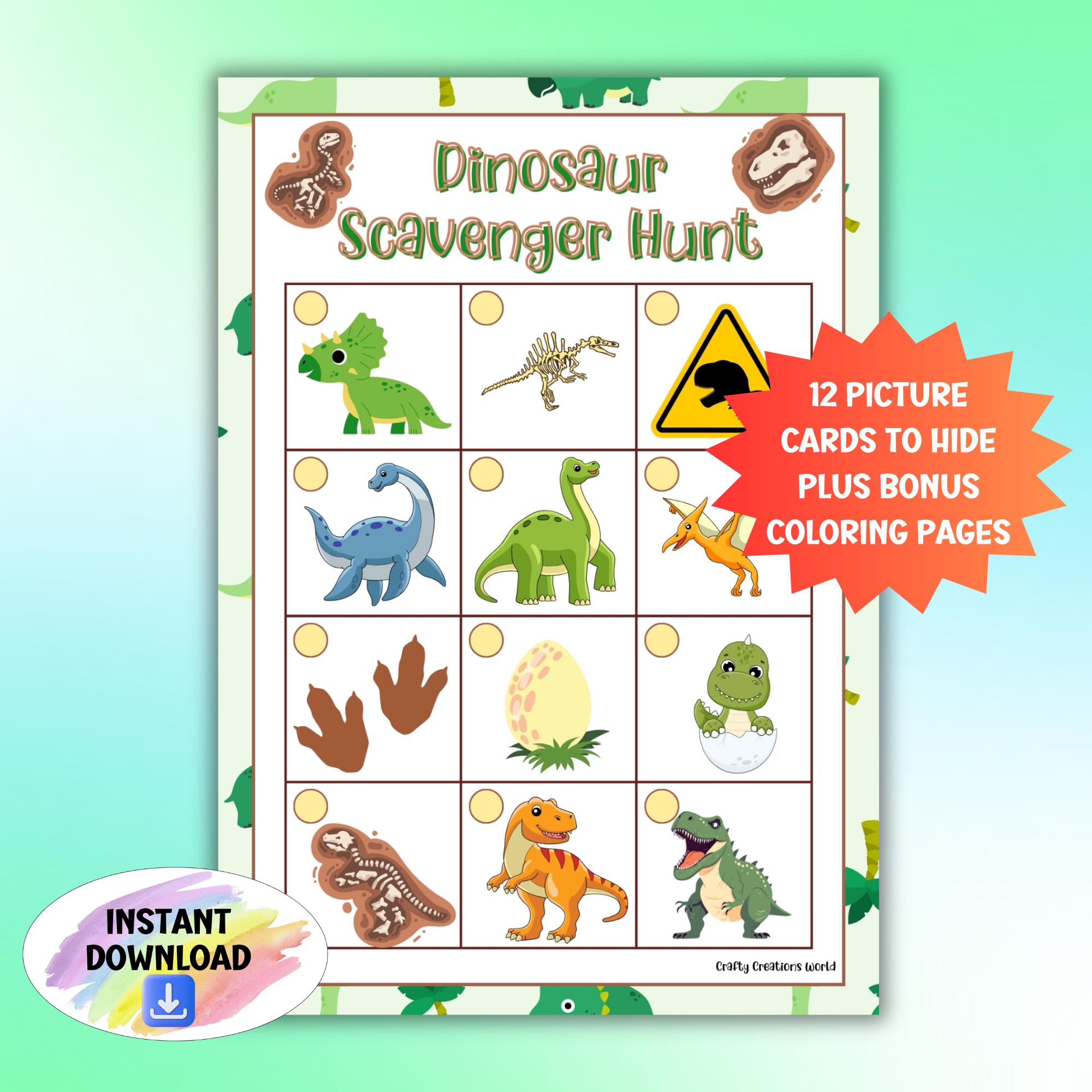 dinosaur-scavenger-hunt-for-kids-indoor-or-outdoor-holiday-activity-treasure-hunt-fun-birthday-party-game-classroom-activities-etsy for Free Printable Dinosaur Scavenger Hunt Dinosaur Scavenger Hunt for Kids, Indoor or Outdoor Holiday Activity, Treasure Hunt, Fun Birthday Party Game, Classroom Activities. - Etsy for Free Printable Dinosaur Scavenger Hunt