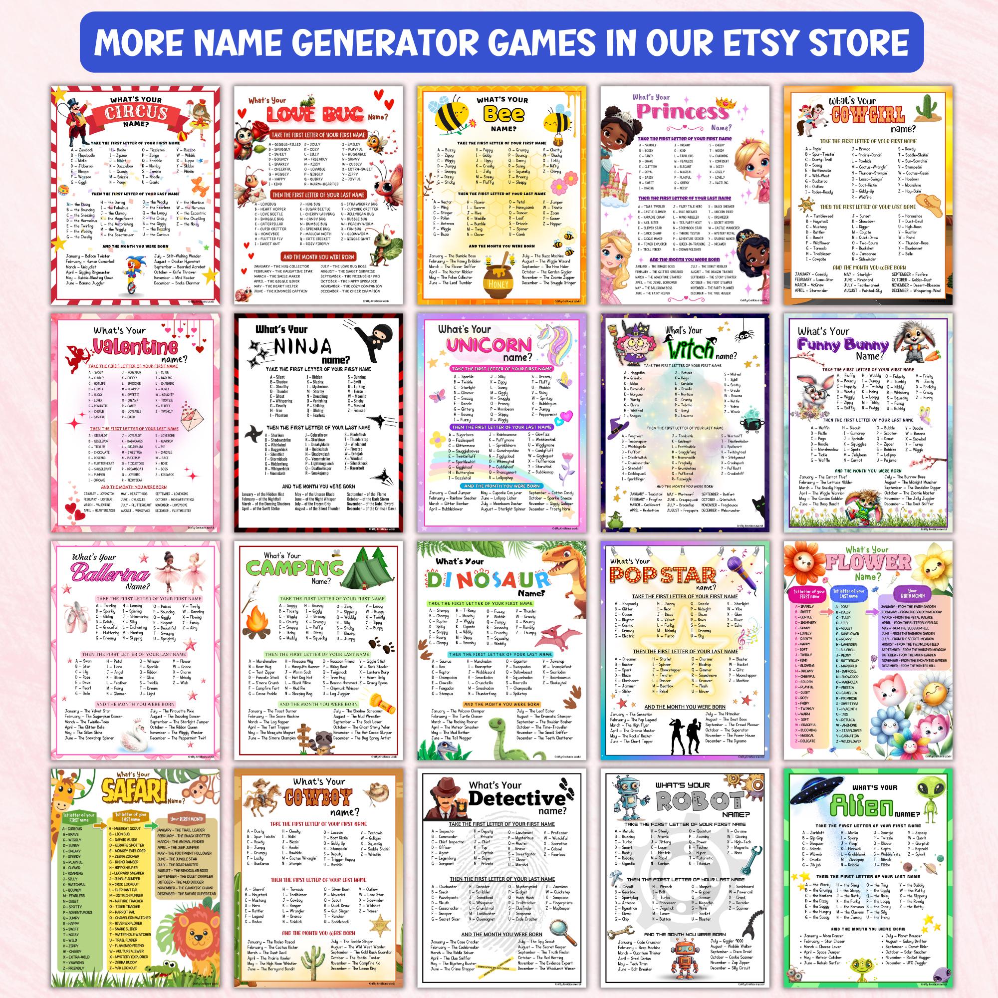 What’s Your Knight Name Party Game, Medieval-themed Activity, Printable ...