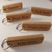 Small Oak Key Ring - Etsy