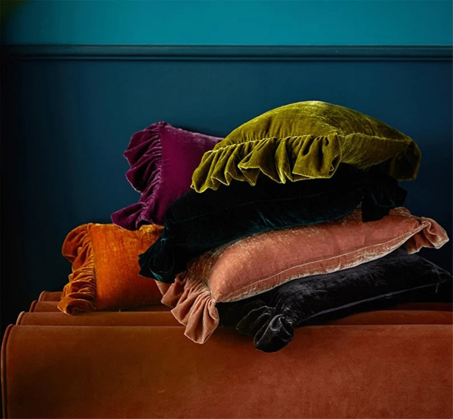 Velvet Body Pillow Cover Long Body Pillow Case Long Velvet Etsy