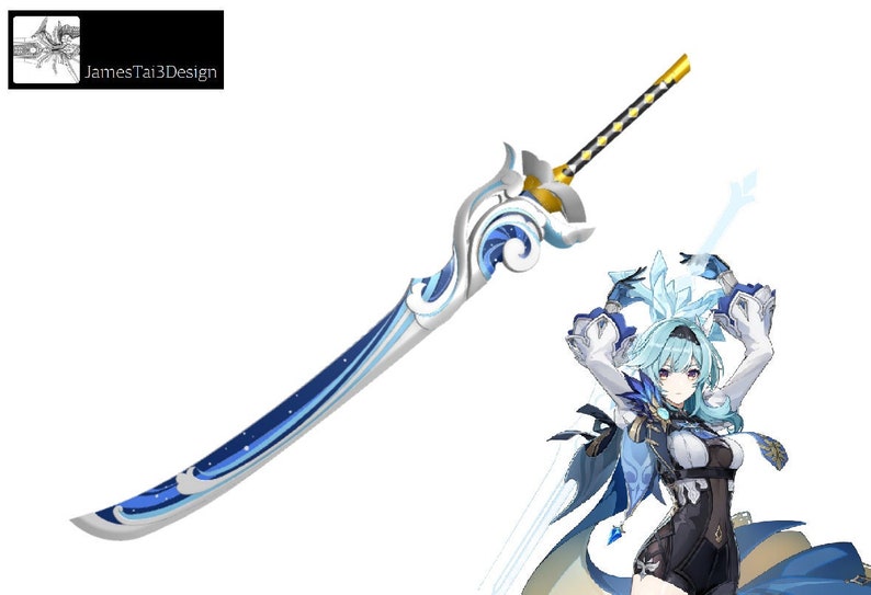 Genshin Impact Akuoumaru claymore 3D Model STL File Etsy Ireland