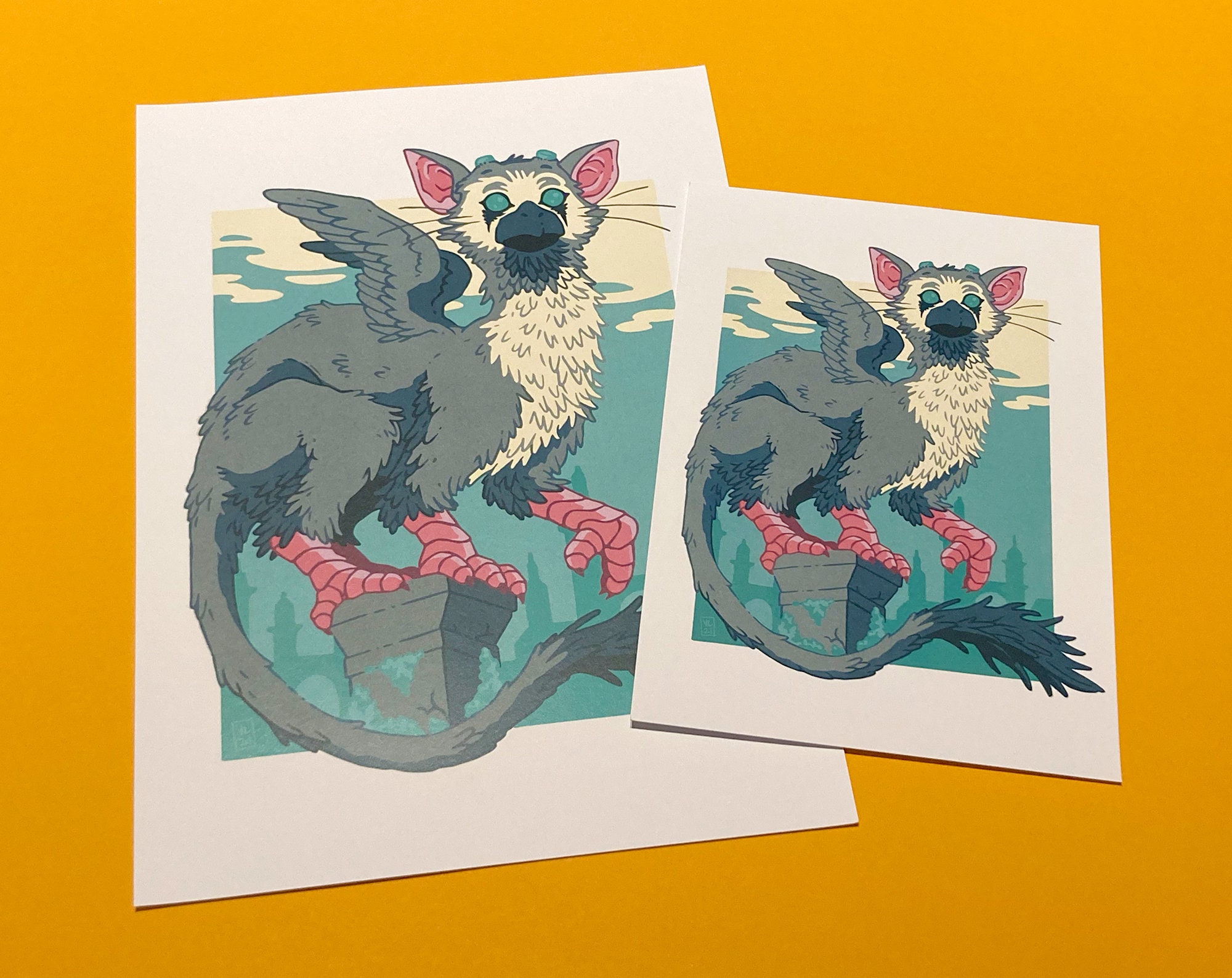 The Last Guardian Trico Art Print