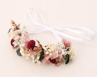 Bracelet series Rosemarie, bracelet made of dried flowers, dried flower bracelet (maxi letter)