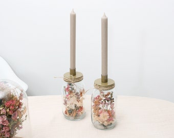 Kerzenglas Serie Ella, Tischdekoration