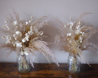 Trockenblumenstrauß Pampas, in 2 Größen erhältlich , dried bouquet, Trockenstrauß, dried Flowers, Trockenblumen, (DHL)