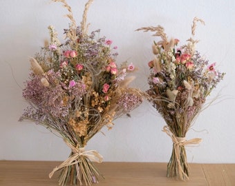 Trockenblumenstrauß Rosalie, in 2 Größen erhältlich , dried bouquet, Trockenstrauß, dried Flowers, Trockenblumen, (DHL)