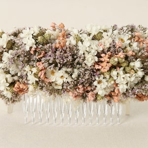 Kopfschmuck aus getrockneten Blumen Serie Lina, in 2 Größen erhältlich Maxibrief Bild 2