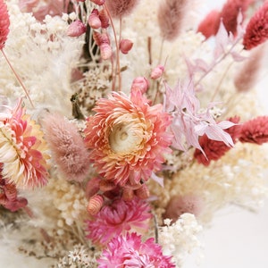 Trockenblumenstrauß Rose, in 2 Größen erhältlich , dried bouquet, Trockenstrauß, dried Flowers, Trockenblumen, DHL zdjęcie 5