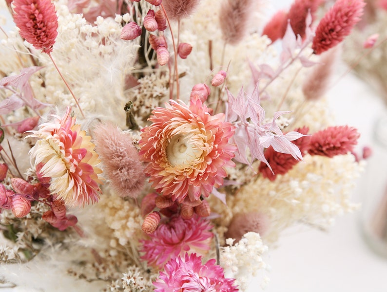 Trockenblumenstrauß Rose, in 2 Größen erhältlich , dried bouquet, Trockenstrauß, dried Flowers, Trockenblumen, DHL zdjęcie 5