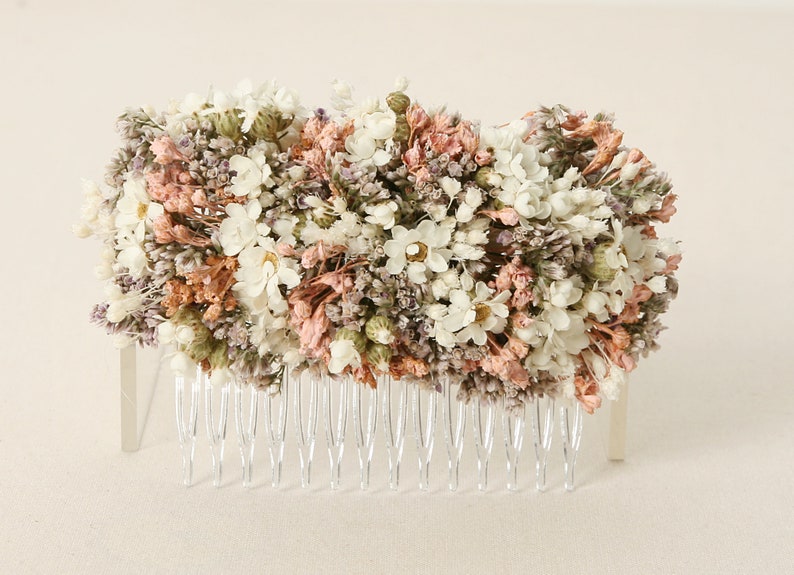 Kopfschmuck aus getrockneten Blumen Serie Lina, in 2 Größen erhältlich Maxibrief Bild 1