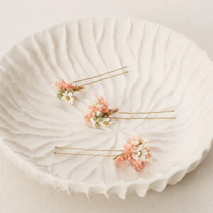 Haarnadel aus echten getrockneten Blumen aus der Serie Rosabelle in 2 Größen erhältlich Maxibrief Bild 7